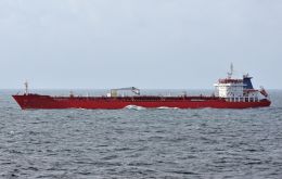 The Malawi-flagged tanker Rich Starry, 188 meters in length, turned around within minutes of approaching the strait, MarineTraffic reported