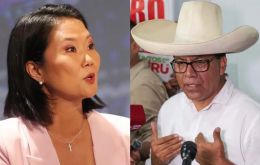 With 95.89% of ballots processed by the National Office of Electoral Processes (ONPE), Fujimori leads with 17.06% of valid votes, Sánchez stands second with 12.05%