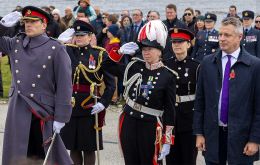 UK Defense Readiness & Industry Minister Luke Pollard, during a late 2024 visit to the Falkland Islands (Pic BFSAI))