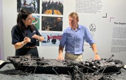 The 3D printed model of the Endurance wreck, produced by the Falklands Maritime Heritage Trust from data captured during the Endurance22 expedition, will go on display at Discovery Point in Dundee
