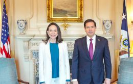 Excellent meeting with Secretary of State Marco Rubio. Thank you for your commitment to democracy, freedom, and the well-being of Venezuelans, Machado wrote on her Instagram account