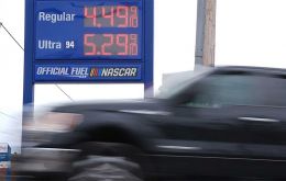 The US$4.02 average price a gallon in US is the highest since August 2022. And the average price for diesel is now US$ 5.45, according to AAA