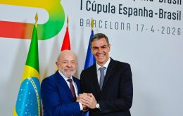 Sánchez responded that Spain and Brazil share the same vision of the world, anchored in the defense of democracy, international cooperation, respect for international law and human rights, and peace