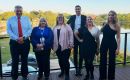 D. Joshua and Pamé D’Avino from Sulivans Shipping Services, Louise Ellis and Jane Clarke from FIDC, Richard Morrison and Rachael Crowie from Penguin Travel, and Steph Middleton from the FITB<br />