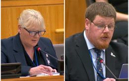 Dorothy “Dot” Gould and Michael Goss, addressed the United Nations Special Committee on Decolonisation, known as the Committee of 24 (C24), on June 25,