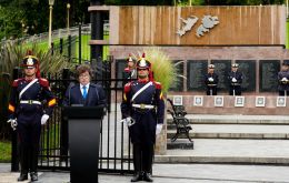 Milei described the matter as the most important and sacred cause we Argentines have and said something very significant happened yesterday in relation to it.