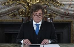 President Javier Milei addressed the nation on Thursday following Donald Trump's remarks about a possible review of US neutrality
