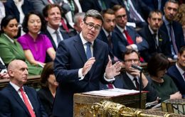 We will always respect the rights of the Falkland Islanders to choose to be British, Burnham said during the weekly Prime Minister's Questions