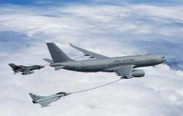 The need to reinforce allies across Middle East after US and Israeli attack on Iran forced the RAF to pull back its resident Voyager tanker from Falklands in April.