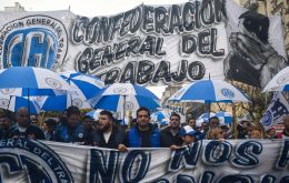 The protest will be “forceful,” Pablo Moyano forecasted